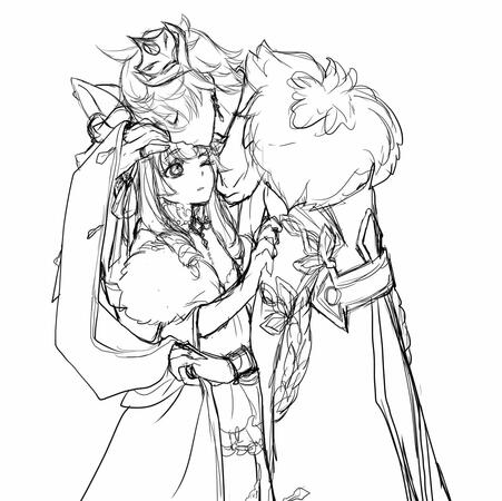 Half Body + Additional Character