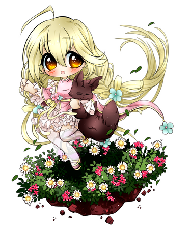 Chibi + Simple Pet + Simple Bg Chibi + Simple Pet + Simple Bg